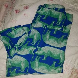 LuLaRoe Unicorn OS Pigs Hogs Leggings